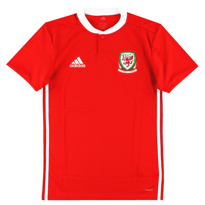 2018-19 Wales adidas Home Shirt *As New* XS Football Shirt