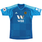 2018-19 Wolves U23s adidas Match Issue Goalkeeper Shirt #13 L Football Shirt