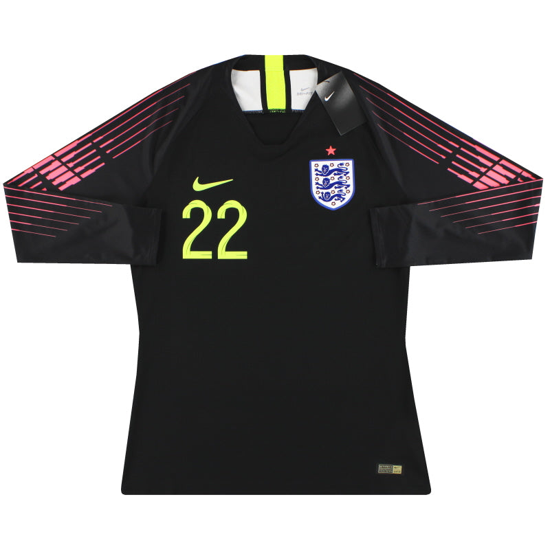 2018-20 England Nike Player Issue Goalkeeper Shirt #22 *w/tags* L Football Shirt