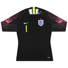 2018-20 England Nike Player Issue Goalkeeper Shirt #1 *As New* L Football Shirt