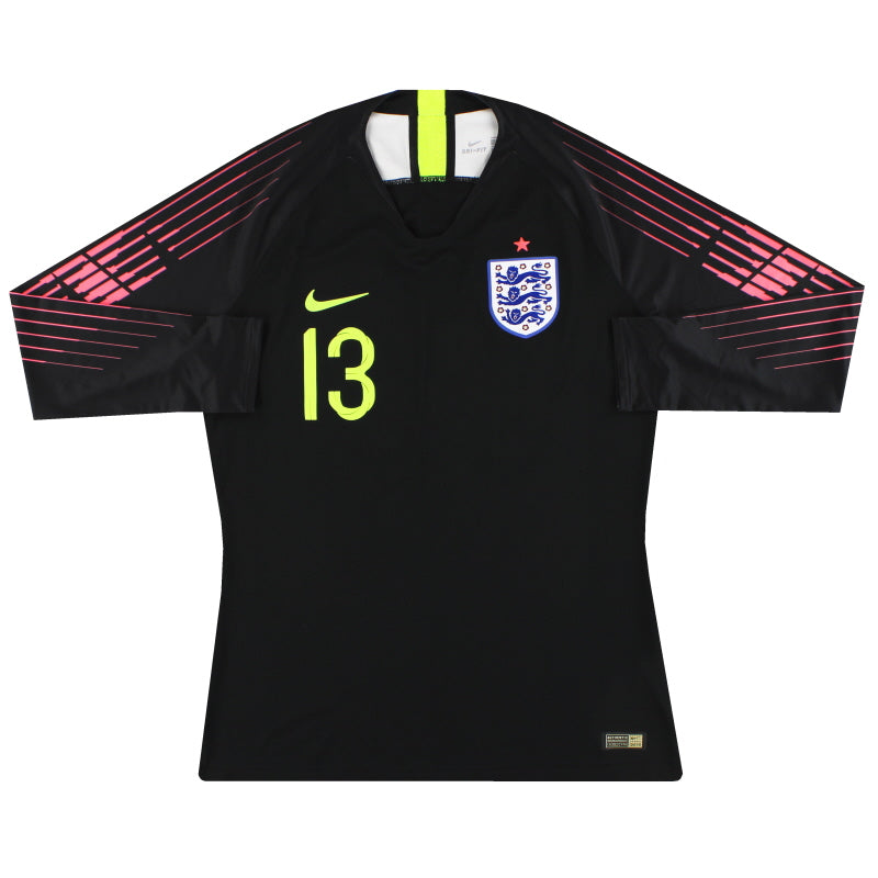 2018-20 England Nike Player Issue Goalkeeper Shirt #13 *As New* L Football Shirt