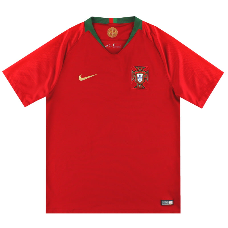 2018 Portugal Nike Home Shirt L Football Shirt