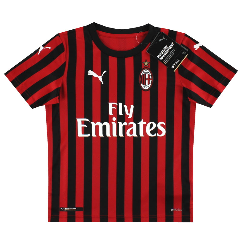 2019-20 AC Milan Puma Home Shirt *w/tags* S.Boys  Football Shirt