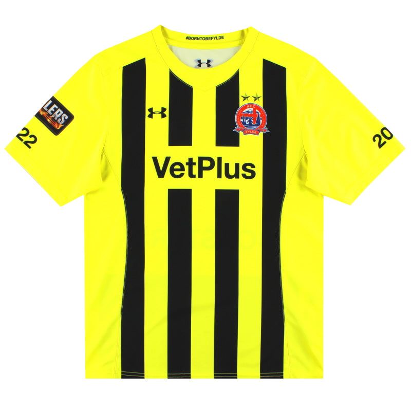 2019-20 AFC Fylde Under Armour Away Shirt L Football Shirt