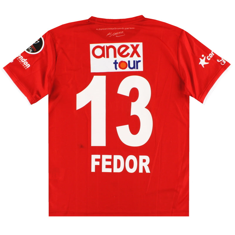 2021-22 Antalyaspor Player Issue Third Shirt Fedor #13 L Football Shirt