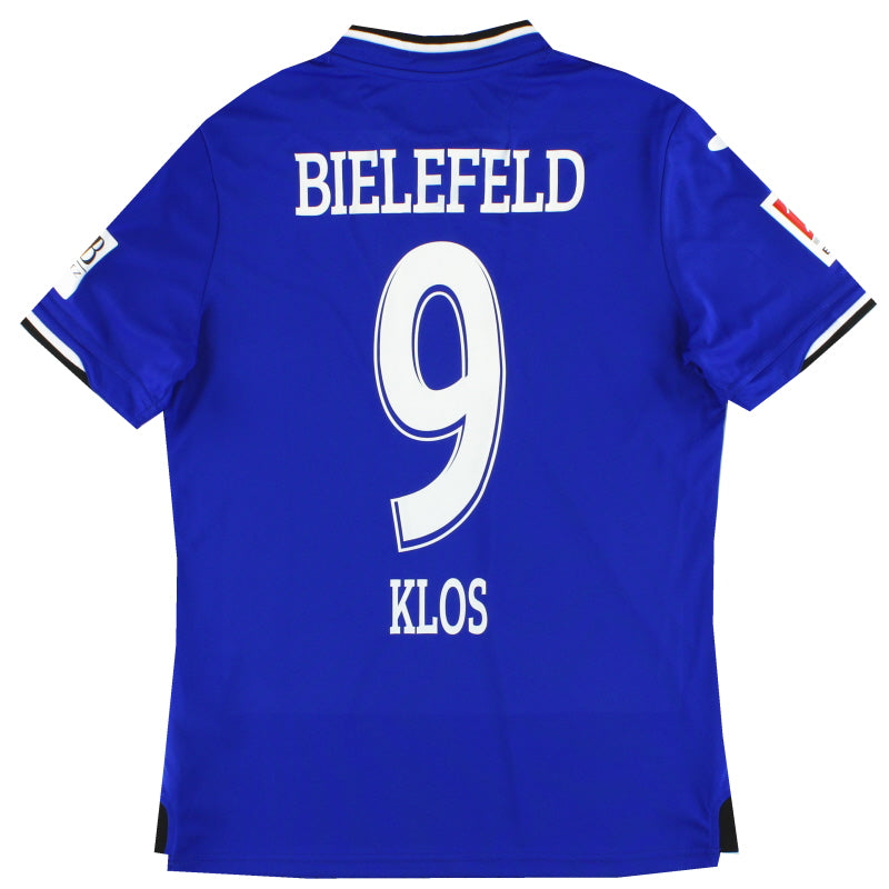 2019-20 Arminia Bielefeld Joma Home Shirt Klos #9 *Mint* M Football Shirt