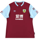 2019-20 Burnley Umbro Womens Home Shirt XL Football Shirt