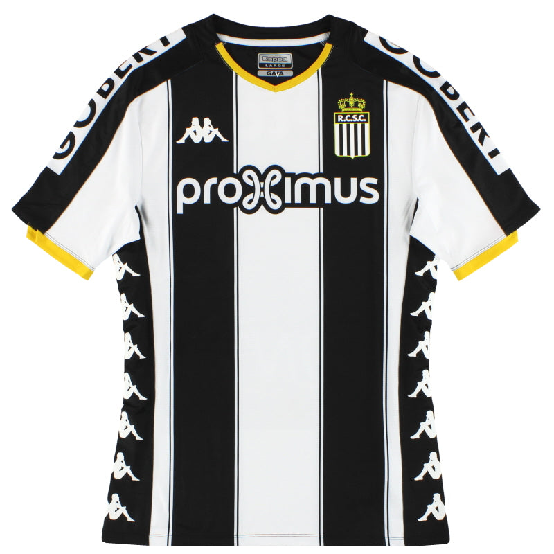 2019-20 Charleroi Kappa Kombat Pro Home Shirt *BNIB* M Football Shirt