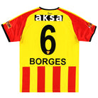 2019-20 Goztepe Puma Player Issue Home Shirt Borges #6 *As New* M Football Shirt