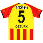 2019-20 Goztepe Puma Player Issue Home Shirt Ozturk #5 *As New* L Football Shirt