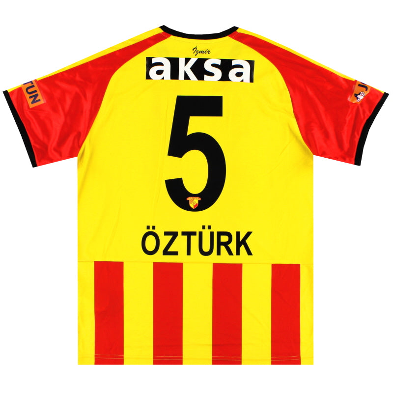 2019-20 Goztepe Puma Player Issue Home Shirt Ozturk #5 *As New* L Football Shirt