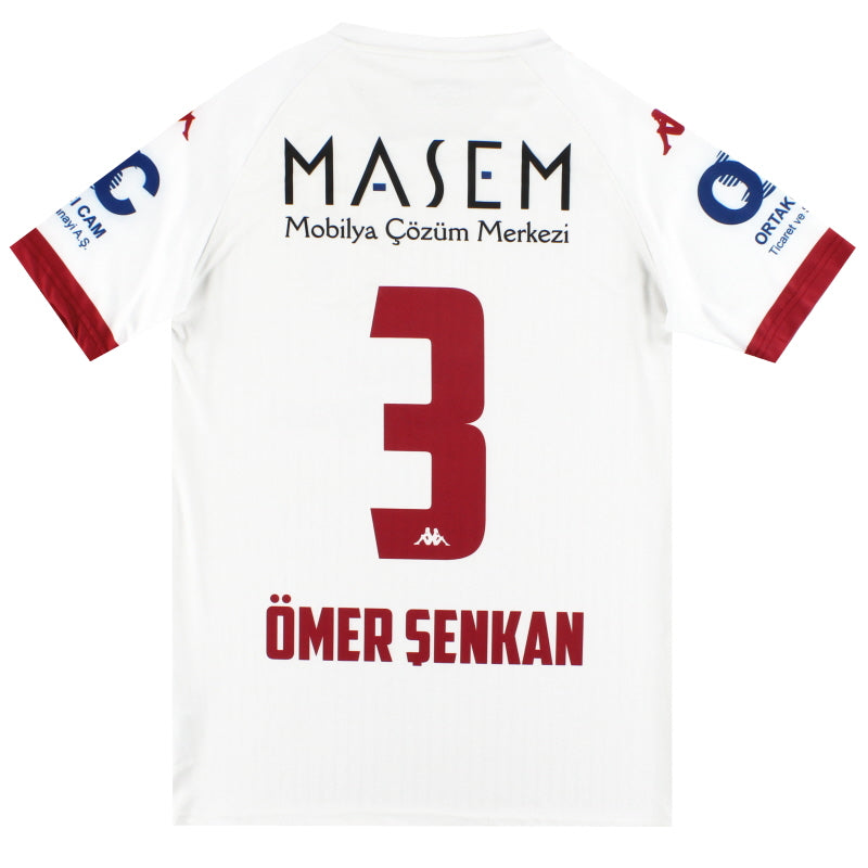 2019-20 Inegolspor Player Issue Away Shirt Omer Senkan #3 *As New* L Football Shirt