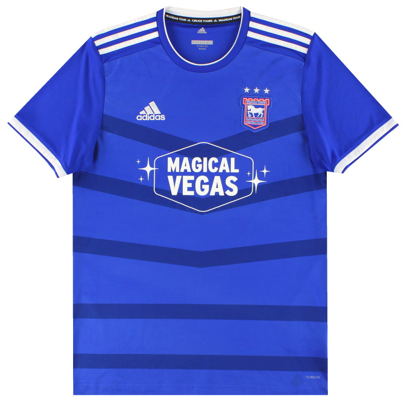 2019-20 Ipswich adidas Home Shirt M Football Shirt