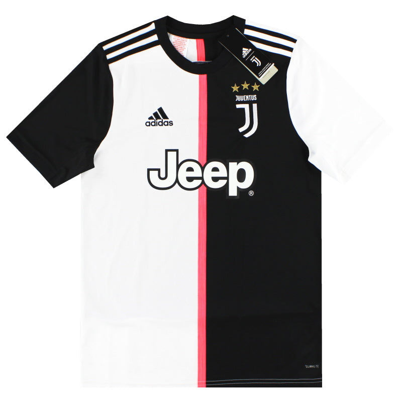 2019-20 Juventus adidas Home Shirt L.Boys Football Shirt