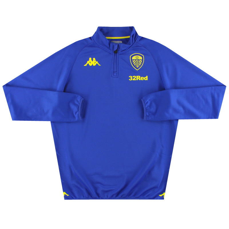 2019-20 Leeds Kappa 1/4 Zip Training Top M Football Shirt