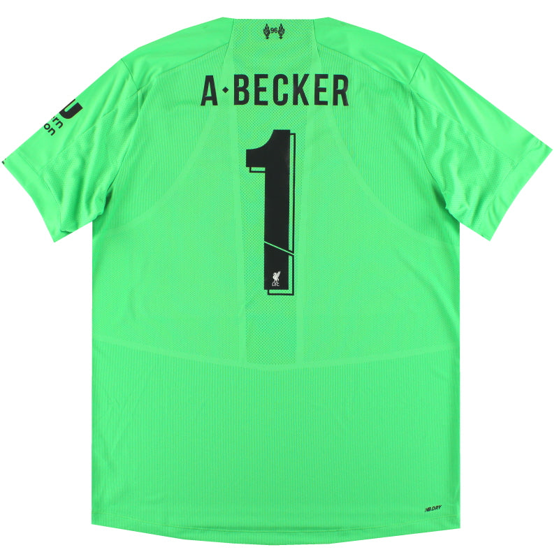 2019-20 Liverpool New Balance Goalkeeper Shirt A,Becker #1 *w/tags* XL Football Shirt