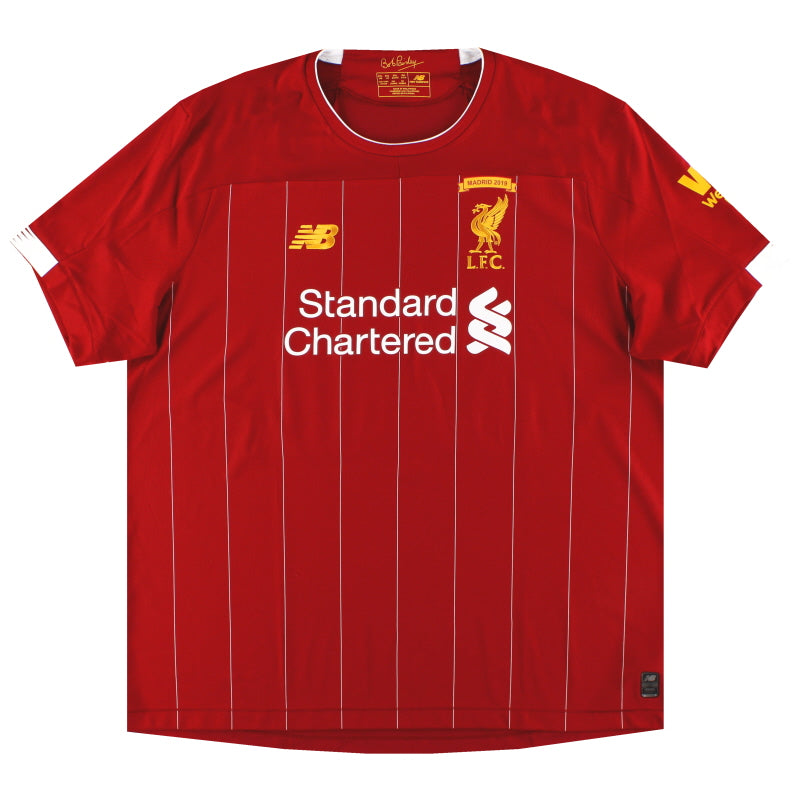 2019-20 Liverpool New Balance 'Madrid' Home Shirt *Mint* XXL Football Shirt