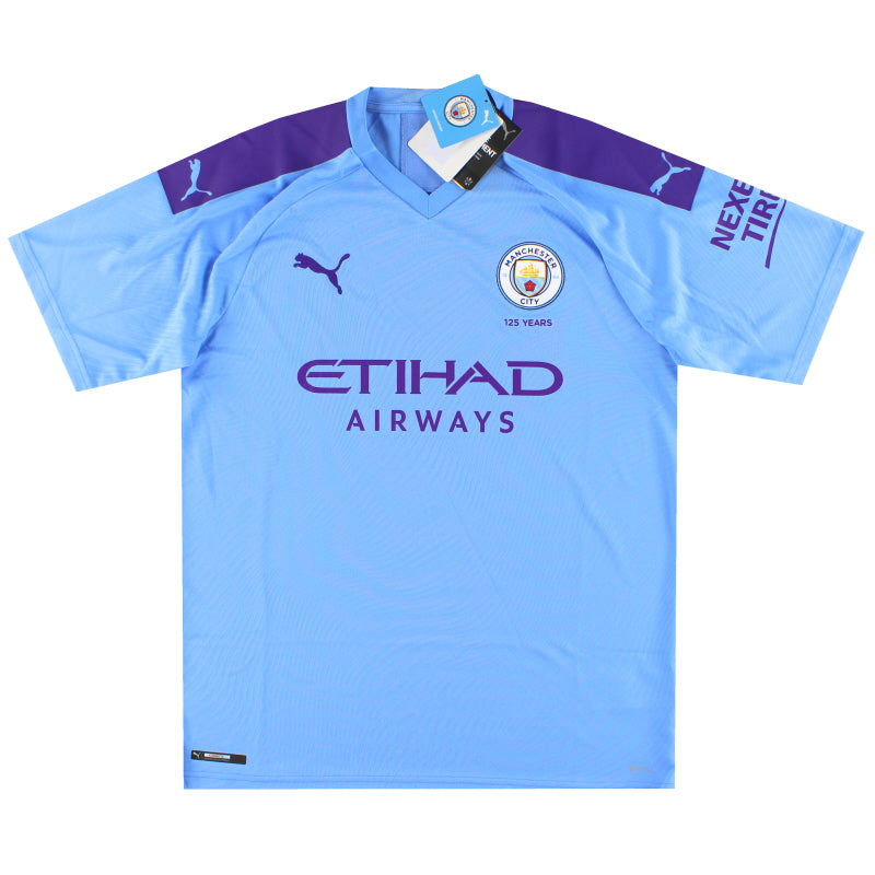 2019-20 Manchester City Puma '125 Years' Home Shirt *w/tags* L Football Shirt