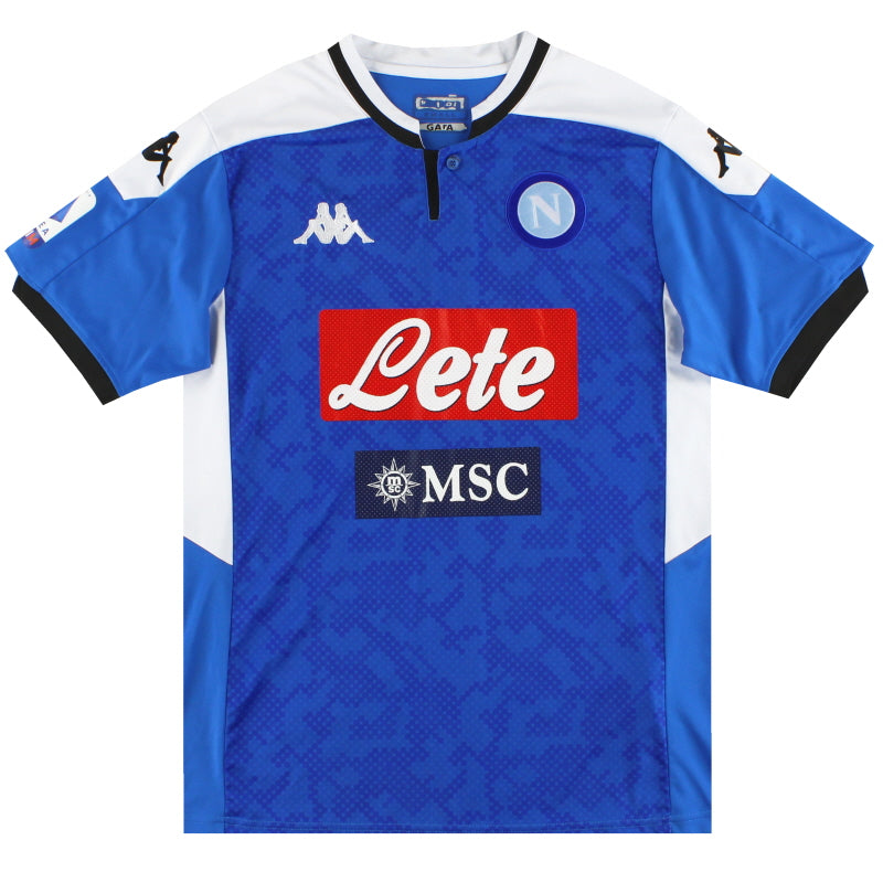 2019-20 Napoli Kappa Kombat Home Shirt S Football Shirt