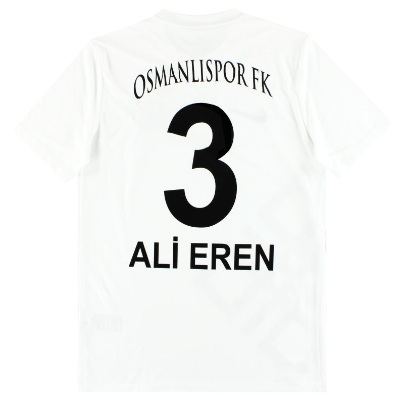 2019-20 Osmanlispor Nike Third Shirt Ali Eren #3 *As New* M Football Shirt