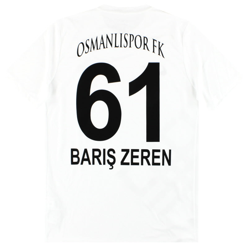 2019-20 Osmanlispor Nike Third Shirt Baris Zeren #61 *As New* M Football Shirt