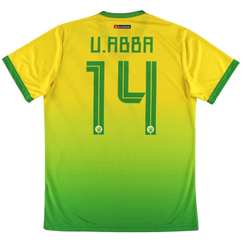 2019-20 Plateau United Kapspor Player Issue Home Shirt U.Abba #14 *w/tags* L  Football Shirt