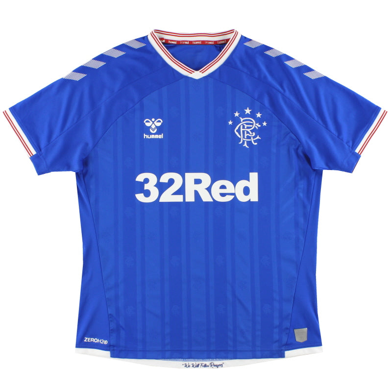 2019-20 Rangers Hummel Home Shirt *Mint* L Football Shirt