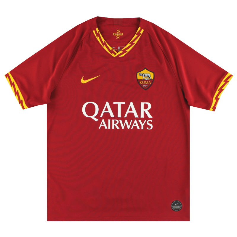 2019-20 Roma Nike Home Shirt L Football Shirt