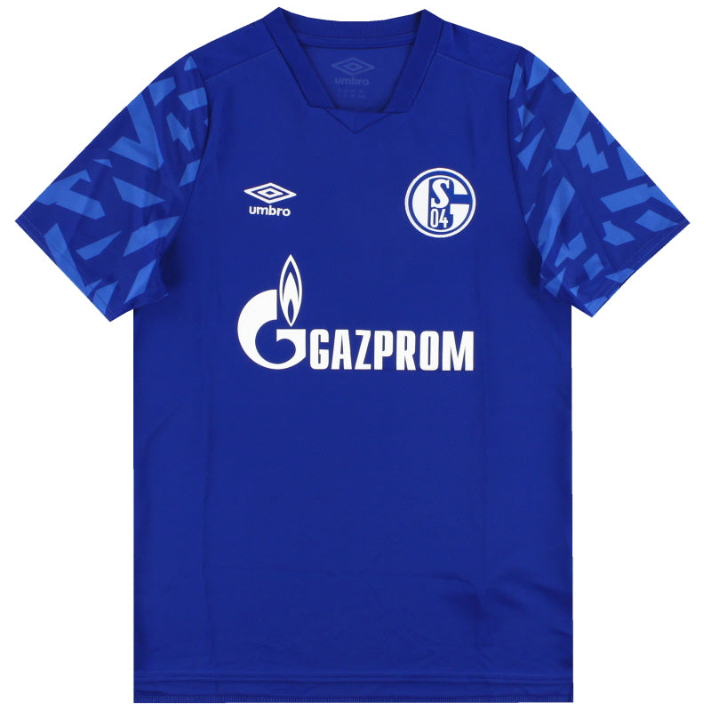 2019-20 Schalke Umbro Home Shirt *As New* L.Boys Football Shirt