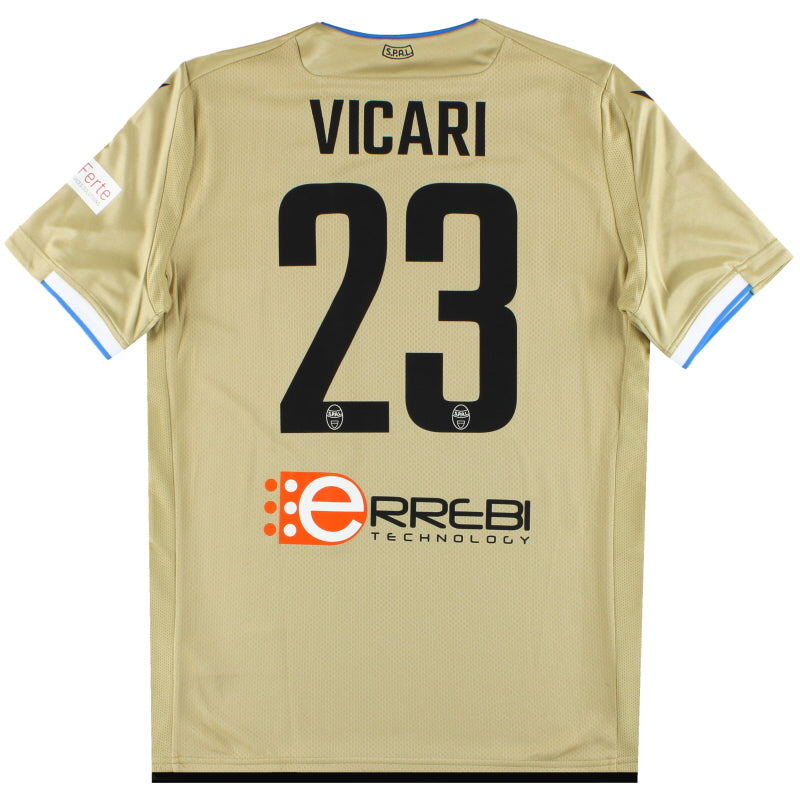 2019-20 SPAL Macron Away Shirt Vicari #23 *w/tags* L Football Shirt