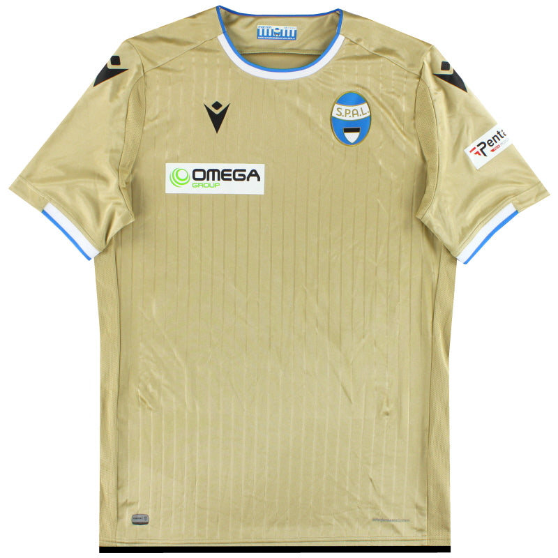 2019-20 SPAL Macron Away Shirt *As New* XXL Football Shirt