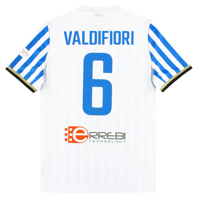 2019-20 SPAL Macron Home Shirt Valdifiori #6 *w/tags* L Football Shirt