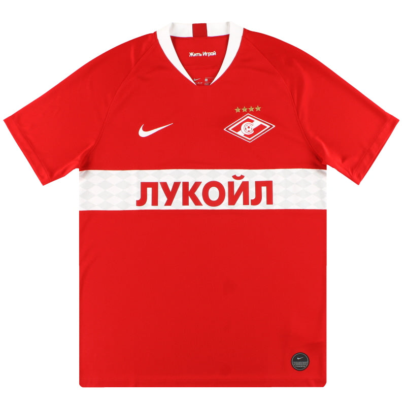 2019-20 Spartak Moscow Nike Home Shirt *As New* Football Shirt