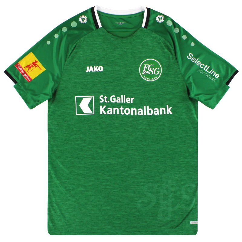 2019-20 St Gallen Jako Home Shirt *As New* Football Shirt