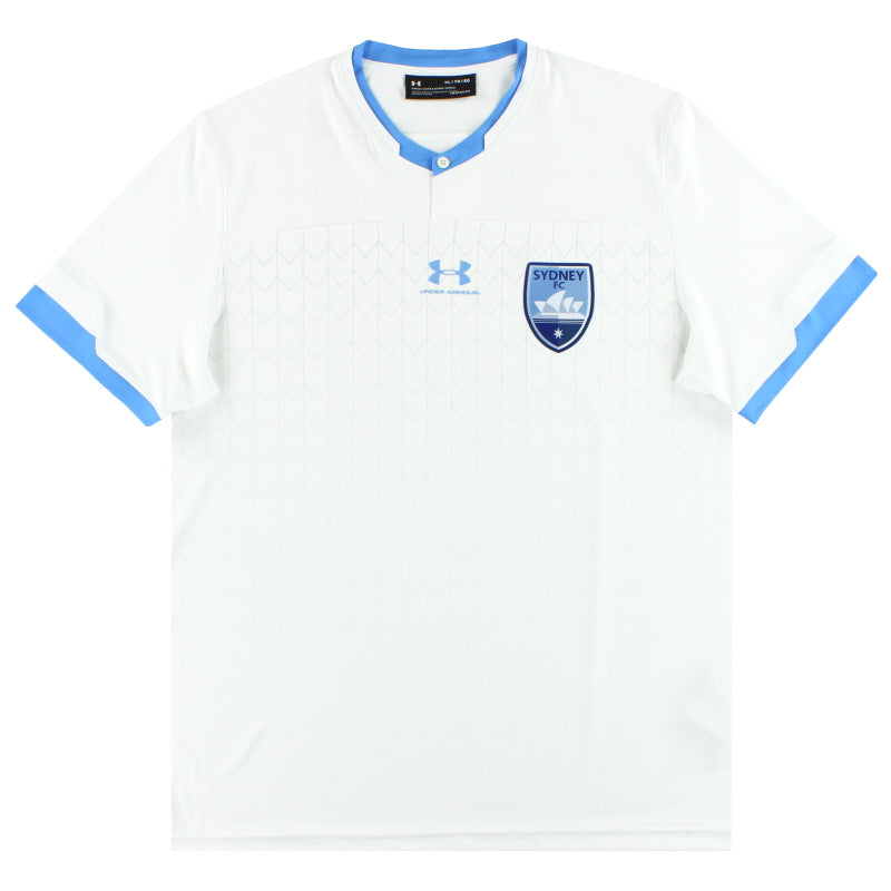 2019-20 Sydney FC Under Armour Player Issue Away Shirt *As New* S Football Shirt