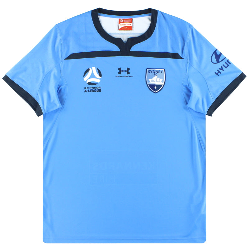 2019-20 Sydney FC Under Armour Home Shirt *As New* Football Shirt