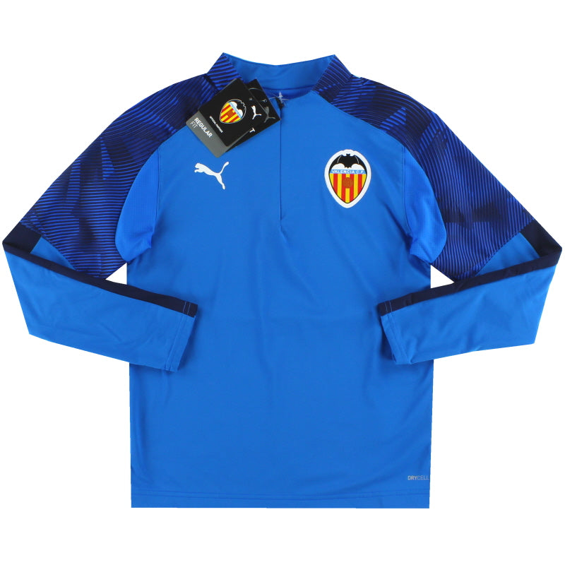 2019-20 Valencia Puma 1/4 Zip Training Top *BNIB* S.Boys Football Shirt