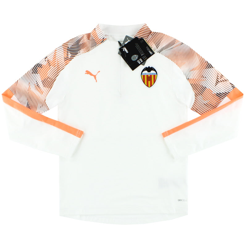 2019-20 Valencia Puma 1/4 Zip Training Top *BNIB* S.Boys Football Shirt