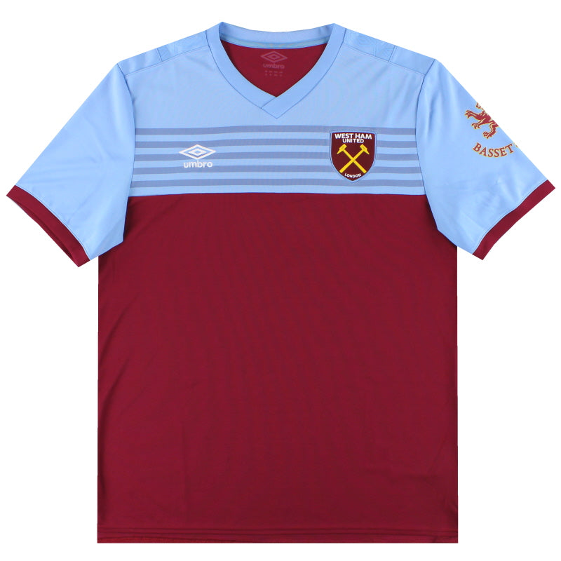 2019-20 West Ham Umbro Home Shirt XL Football Shirt