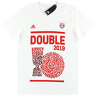 2019 Bayern Munich adidas Double Winners Tee *BNIB* S T-Shirt