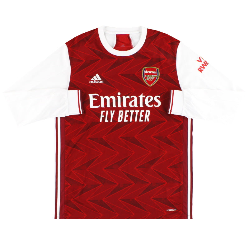 2020-21 Arsenal adidas Home Shirt L/S *Mint* L Football Shirt