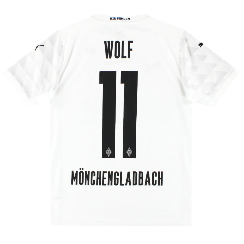 2020-21 Borussia Monchengladbach Puma '120 Year' Home Shirt Wolf #11 S Football Shirt