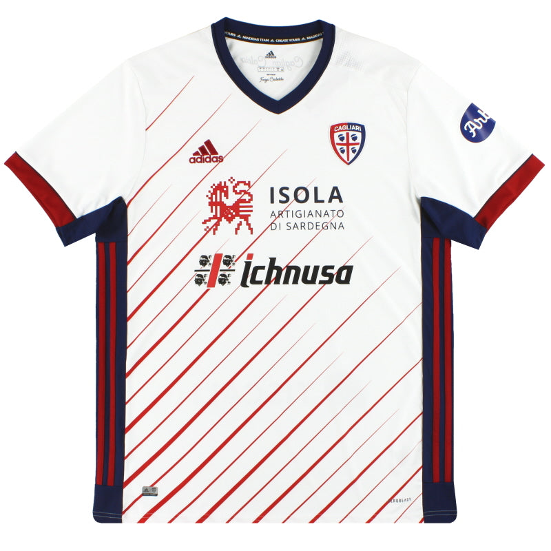 2020-21 Cagliari adidas Centenary Away Shirt XL Football Shirt