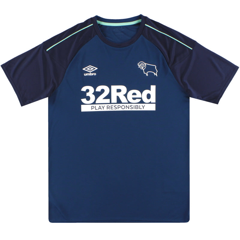 2020-21 Derby County Umbro Away Shirt S Football Shirt