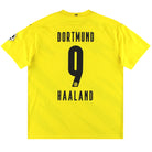 2020-21 Dortmund Puma Home Shirt Haaland #9 XXL Football Shirt