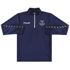 2020-21 Everton Hummel 1/4 Zip Training Top M Football Shirt