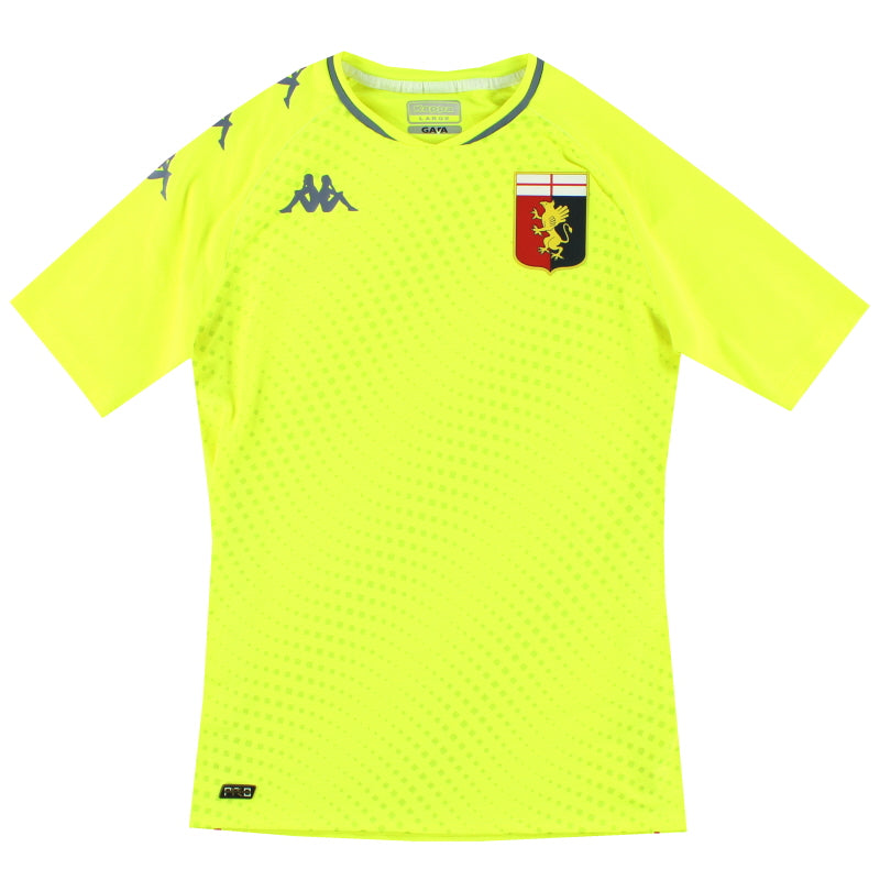 2020-21 Genoa Kappa Kombat Pro Away Goalkeeper Shirt *As New* L Football Shirt