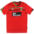 2020-21 Glentoran Umbro Away Shirt *As New* M Football Shirt