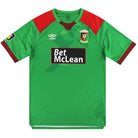 2020-21 Glentoran Umbro Home Shirt *As New* Football Shirt