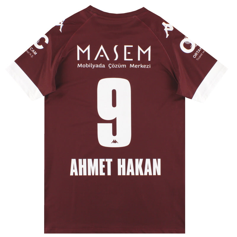 2020-21 Inegolspor Player Issue Home Shirt Ahmet Hakan #9 *As New* M Football Shirt